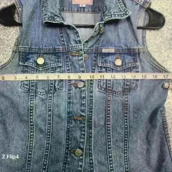 1990S Stockton jean vest size med - Picture 4 of 5